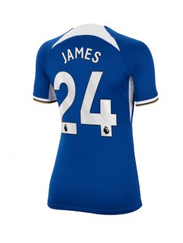 Billige Chelsea Reece James #24 Hjemmedrakt Dame 2023-24 Kortermet